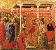 Christ Crowned with Thorns Duccio di Buoninsegna